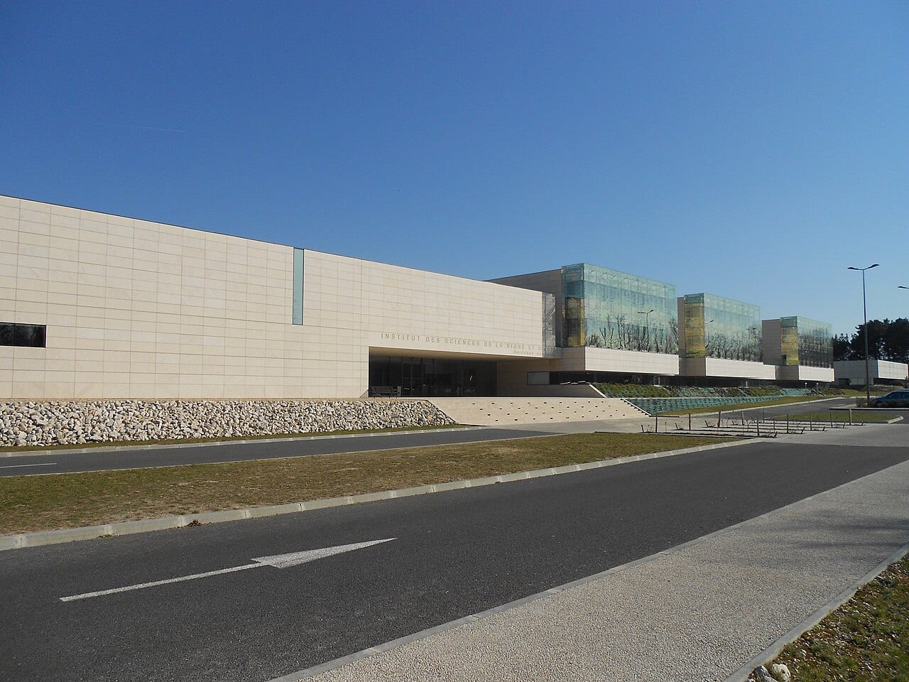 The Institut des Sciences de la Vigne et du Vin Bordeaux Aquitaine (ISVV) in Villenave-d'Ornon, France, in February 2012.