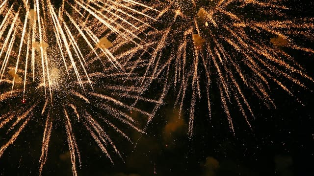 fireworks display during night time
