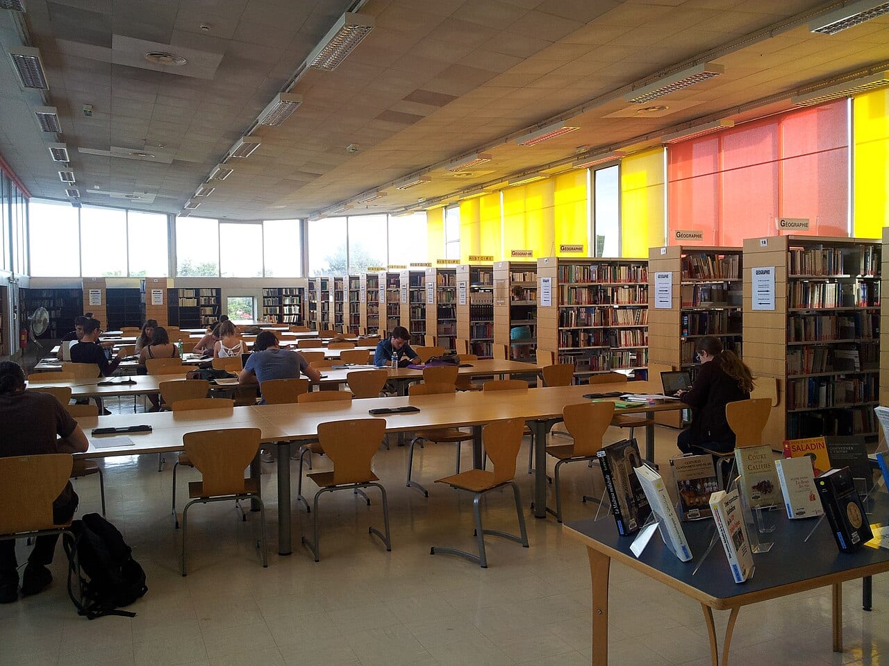 University library of Michel de Montaigne University Bordeaux 3.