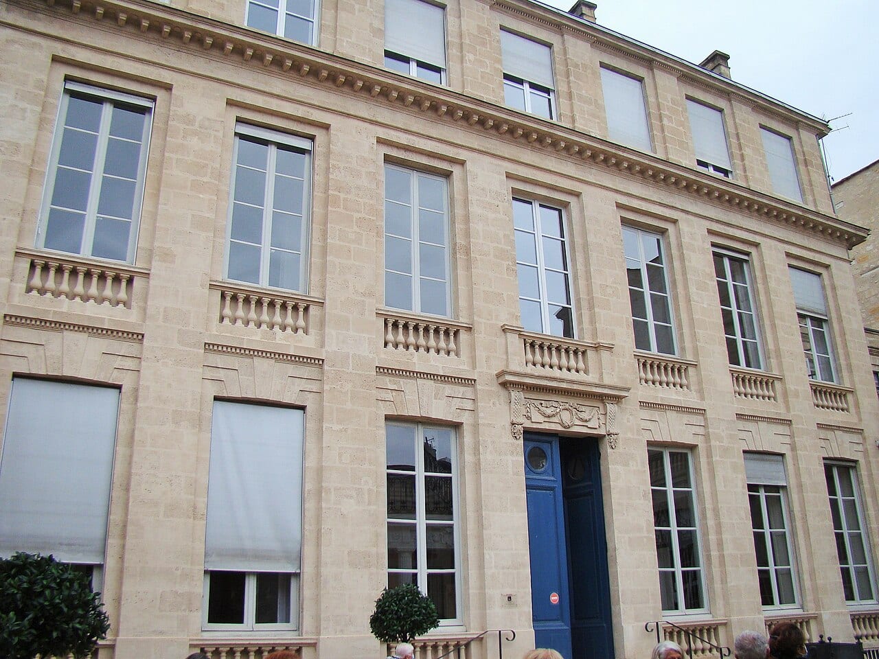 Hôtel Nairac, façade principale par Victor Louis