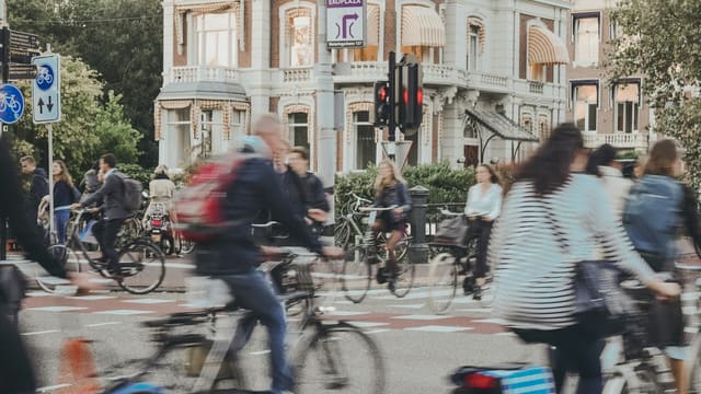 people riding bicycle on road during daytime